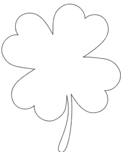 15+ Free Printable Four Leaf Clover & Shamrock Templates - The Artisan Life