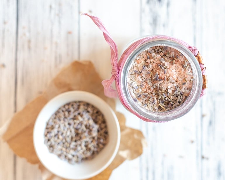 lavender sea salt bath soak recipe