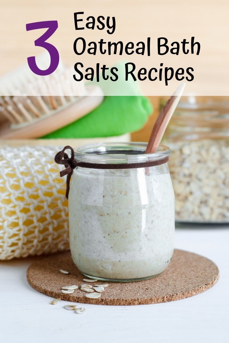 3 easy oatmeal bath salts recipes