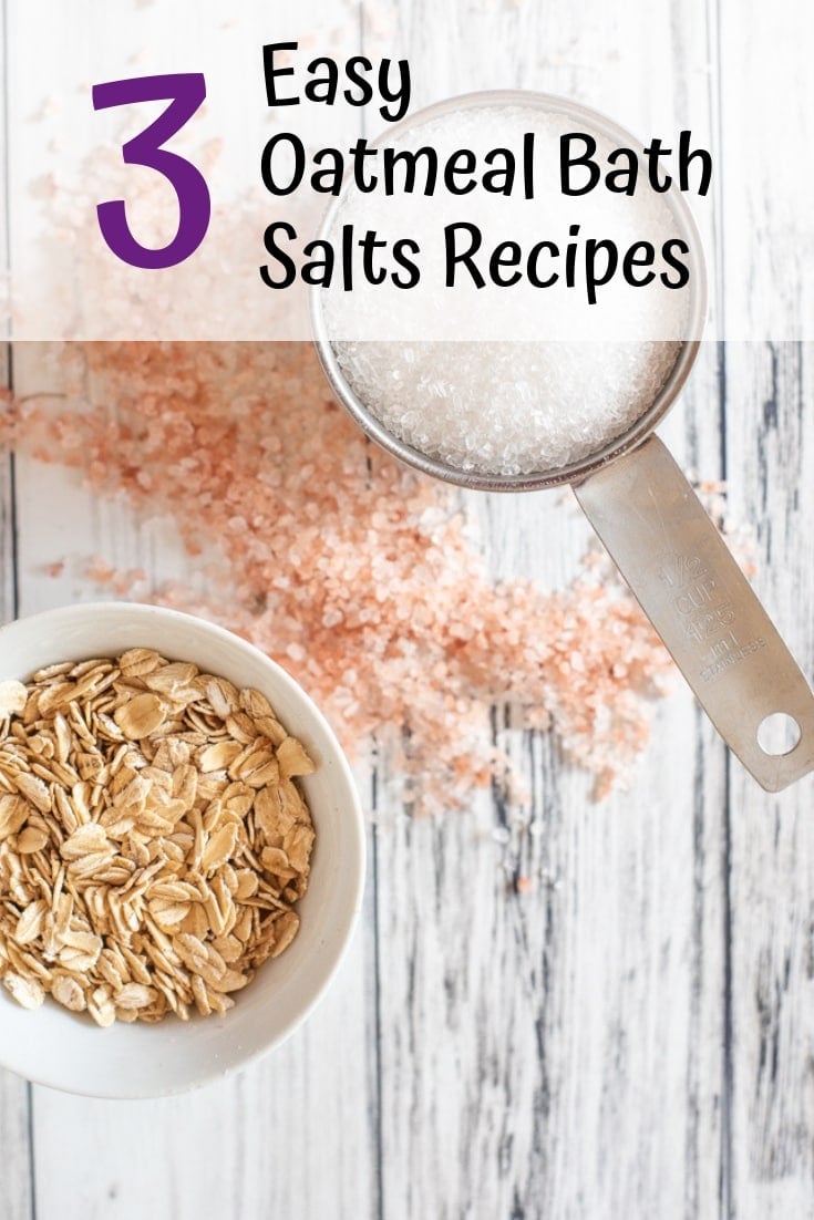 3 easy oatmeal bath salts recipes with magnesium