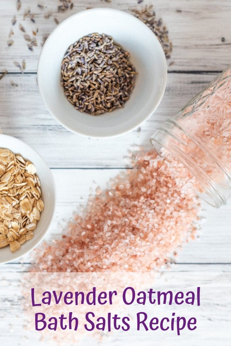 Lavender oatmeal bath salts recipe