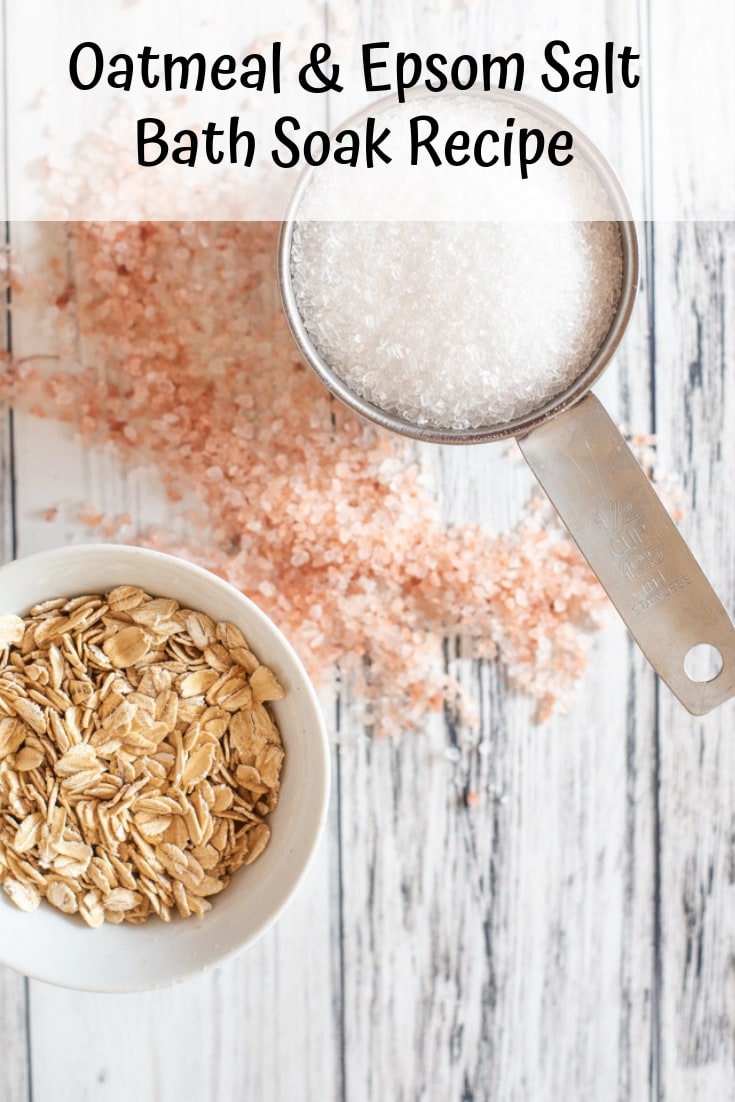 Oatmeal and epsom salt bath soak recipe