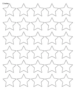 1.5" star template
