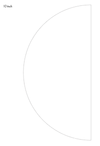 10" printable circle template