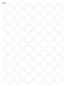 Large Circles Template