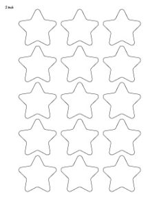 25+ Free Printable Star Templates (& extra large star pattern!) - The ...