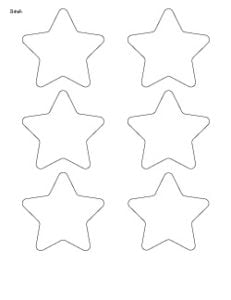 25+ Free Printable Star Templates (&amp; extra large star pattern!) - The ...