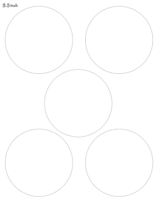 3.5" printable circle template