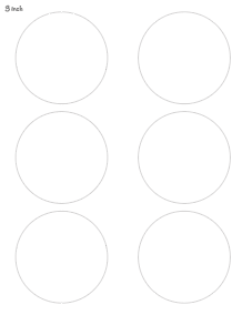 3" printable circle template