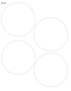 4" printable circle template