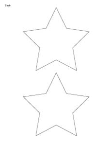 25+ Free Printable Star Templates (& extra large star pattern!) - The ...