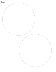 5" printable circle template