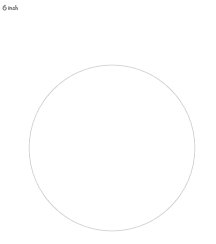 6" printable circle template