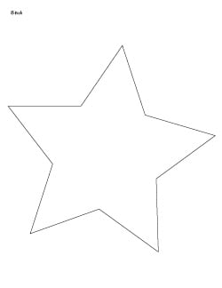 Chunky Star Stencil