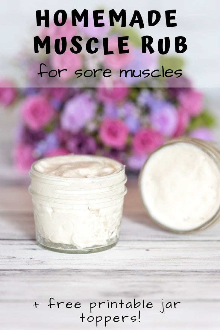 Discover this homemade muscle rub recipe! Homemade muscle rub with essential oils.