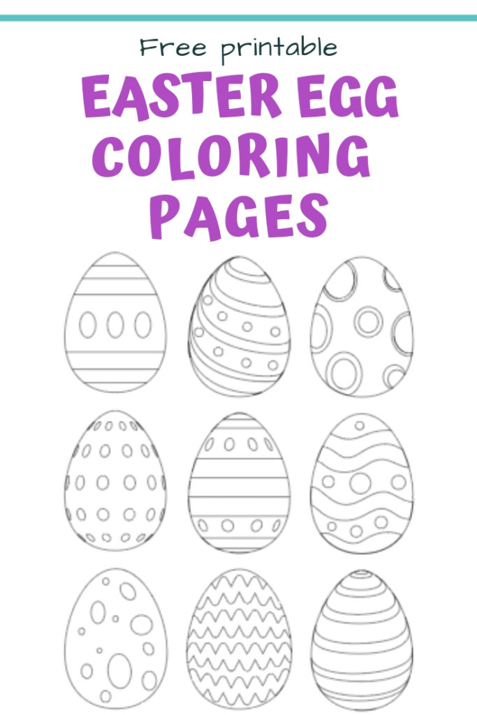 25+ Free Printable Easter Egg Templates & Easter Egg Coloring Pages