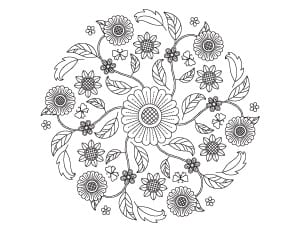 spring coloring pages  free printable spring adult