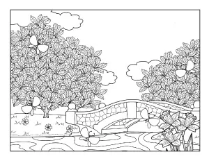 21 Spring Coloring Pages Free Printable Spring Adult Coloring Pages The Artisan Life