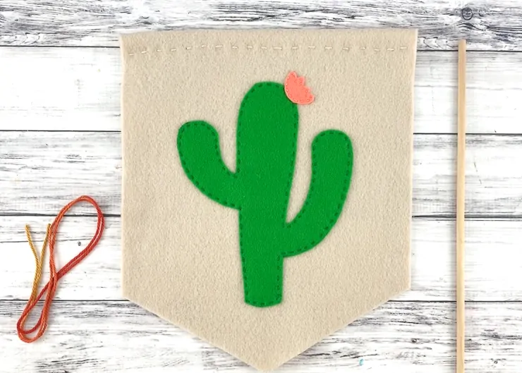 How to make a cactus wall hanging