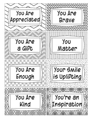 free printable complement cards