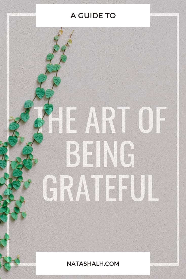 the art of being grateful