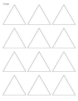 Free 2 Inch Triangle Template Printable FREE PRINTABLE TEMPLATES