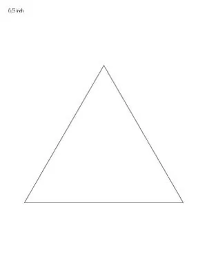 triangle outline