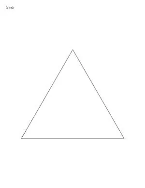 Free Triangle Template FREE PRINTABLE TEMPLATES