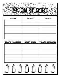 July-daily-planner-page