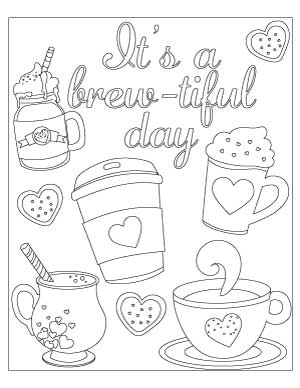 20 Starbucks Coloring Pages (Free PDF Printables)