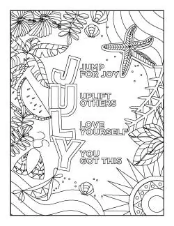 july-coloring-page