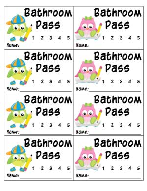 numbered-bathroom-pass-with-owls-and-space-for-name