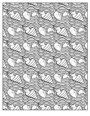 shell-and-wave-coloring-page