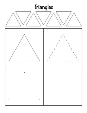 free printable triangle templates the artisan life