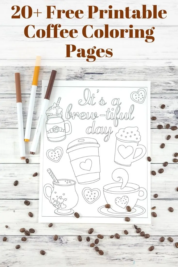 20+ Free Coffee Coloring Pages   The Artisan Life