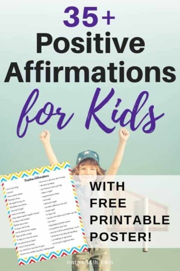 35+ 35+ Positive Affirmations for Kids & Free Printable Poster! - The ...