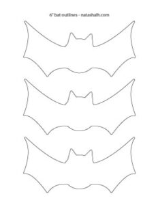 10+ Free Printable Bat Outline Templates - The Artisan Life