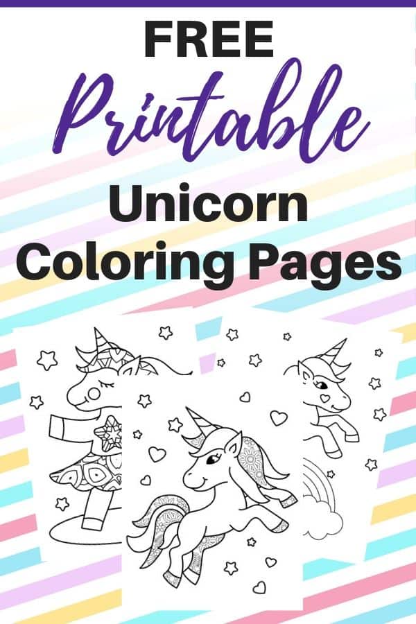 20 free printable unicorn coloring pages the artisan life