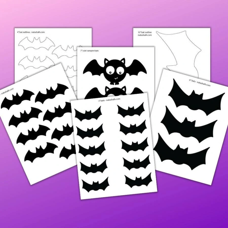 10 Free Printable Bat Outline Templates The Artisan Life