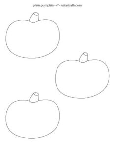 24 Free Pumpkin Outline Printables - The Artisan Life