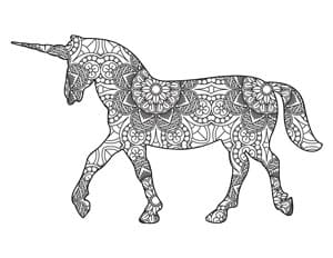 20+ Free Printable Unicorn Coloring Pages - The Artisan Life
