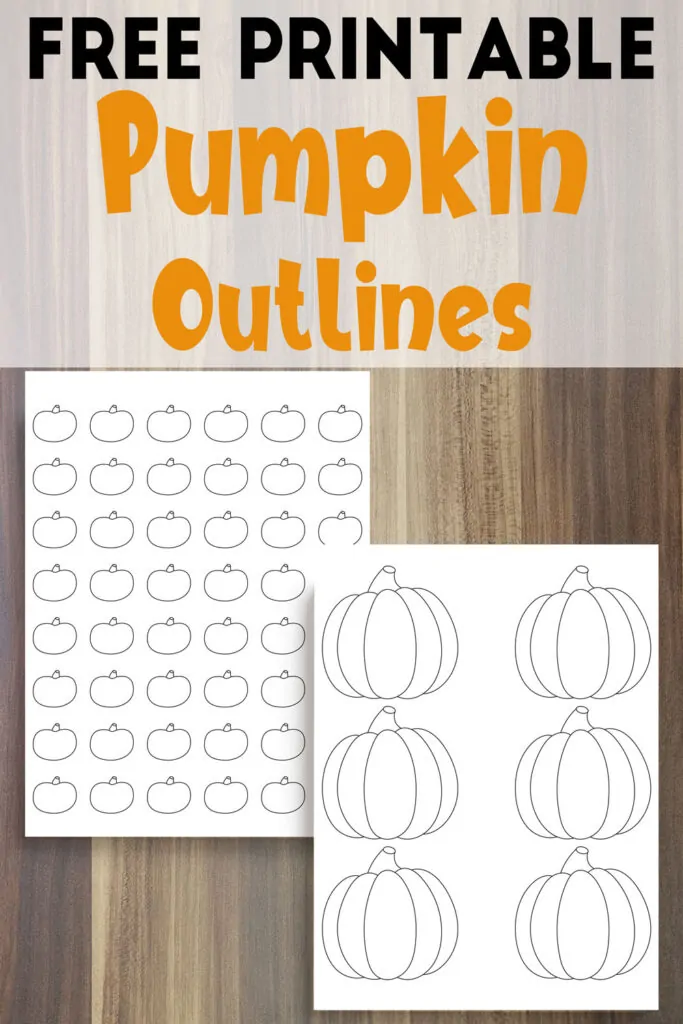 24 Free Pumpkin Outline Printables - The Artisan Life