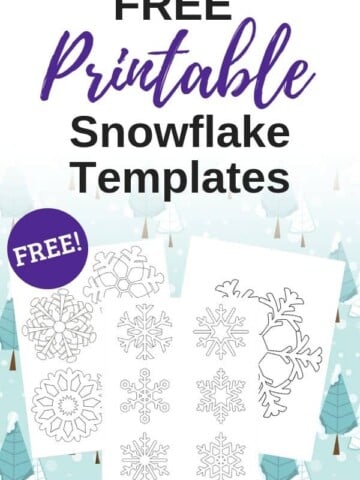 free printable snowflake templates