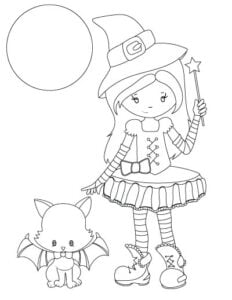 25+ Free Printable Halloween Coloring Pages - The Artisan Life