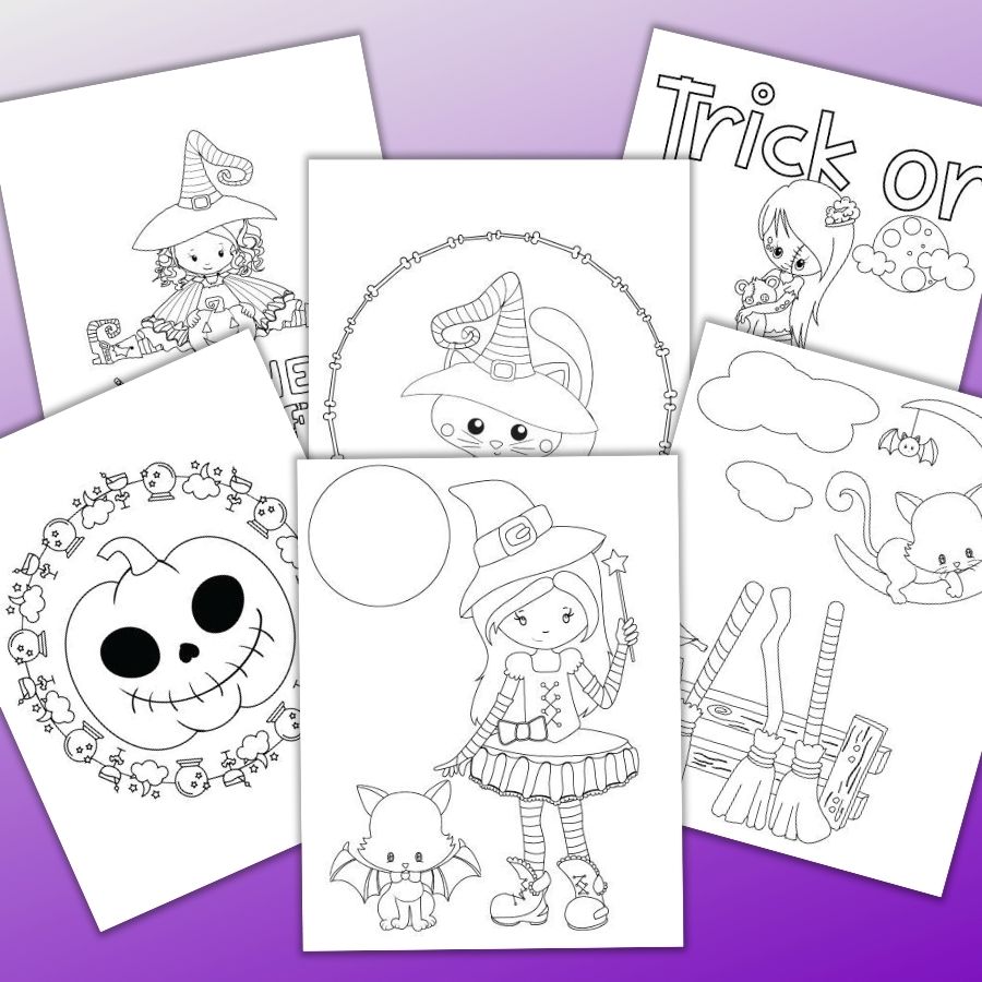 25 Free Printable Halloween Coloring Pages The Artisan Life