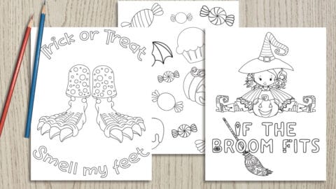 25+ Free Printable Halloween Coloring Pages - The Artisan Life