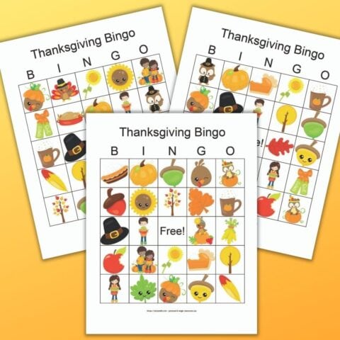 Free Printable Thanksgiving Bingo - The Artisan Life