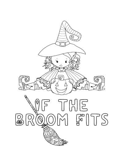 if the broom fits cute witch