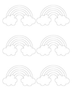 11 Free Free Printable Rainbow Templates - The Artisan Life