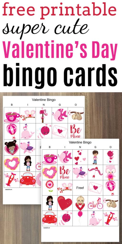 cute free printable valentines bingo boards